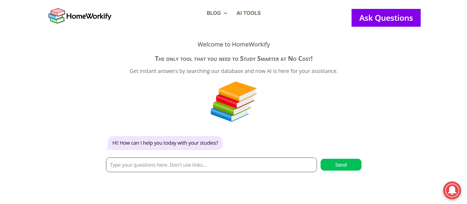 Homeworkify AI – Your AI Homework Assistant - AItrendytools